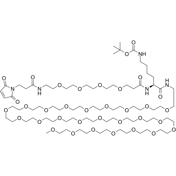 Mal-PEG4-Lys(t-Boc)-NH-m-PEG24